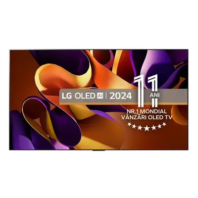 Televizor LG OLED evo OLED55G42LW, cm, Smart, 4K Ultra HD, Hz, Clasa F (Model 2024), Negru