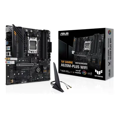 Placa de baza Asus TUF Gaming A620M-PLUS WIFI AM5, 4x DDR5, 2x DisplayPort, 1x HDMI, 1x PCIe x16