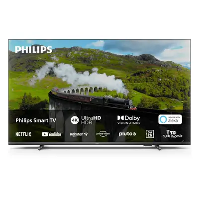 Televizor Philips LED 55PUS7608, cm, Smart TV, 4K Ultra HD, Clasa E (Model 2023), Negru