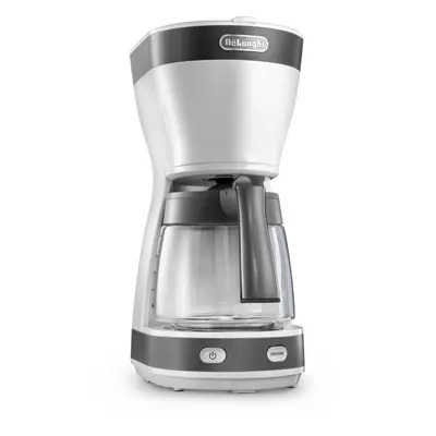 Cafetiera De’Longhi ICM16210.WS, 1000W, Carafa din sticla, Capacitate 1.25 L, cesti, Selector Ar