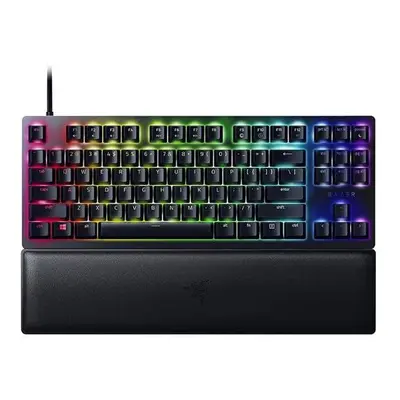 Tastatura Gaming Razer Huntsman V2 Tenkeyless, Clicky Purple Switch, RGB, USB, Negru