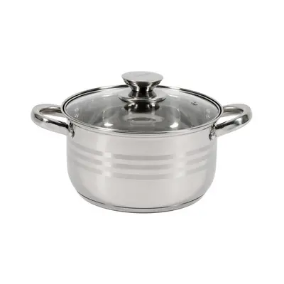 Oala cu capac Heinner HR-HJ-035, x 11.5 cm, 3.5 L, Inox