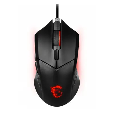 Mouse Gaming Optic MSI Clutch GM08, USB, iluminare RGB, Negru