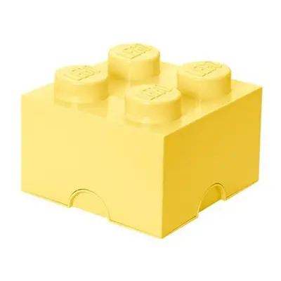 Cutie depozitare LEGO 2x2 galben deschis