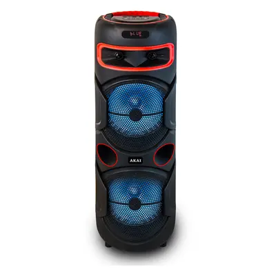 Boxa Portabila Akai Party Speaker 300, 50W, Radio, USB, micro-SD, Negru