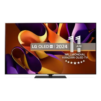 Televizor LG OLED evo OLED55G43LS, cm, Smart, 4K Ultra HD, Hz, Clasa F (Model 2024), Negru