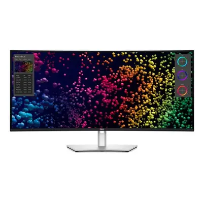 Monitor IPS LED Dell 39.7" U4025QW, x 2160, HDMI, DisplayPort, Ecran curbat, Boxe, Argintiu