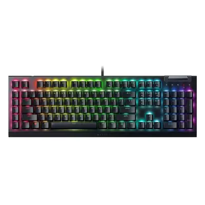 Tastatura mecanica gaming Razer BlackWidow V4 X (Green Switch), layout US, taste ABS, layout US,