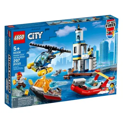 LEGO City - Actiunea Politiei de Coasta si a Pompierilor