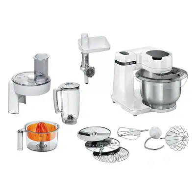 Robot de bucatarie BOSCH Mum Serie MUMS2EW40, 3.8l, blender 1.25l, Masina de tocat carne, W, tre