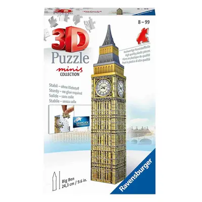 Puzzle 3D Ravensburger Minis - Big Ben, piese