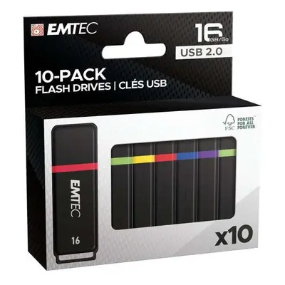 Unitate flash USB GB Emetec 2.0 K100 (Pachet mini cutie 10)