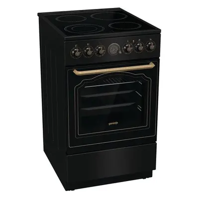 Aragaz GORENJE GECS5B70CLB, arzatoare, Electric, 50 cm, Grill, Negru