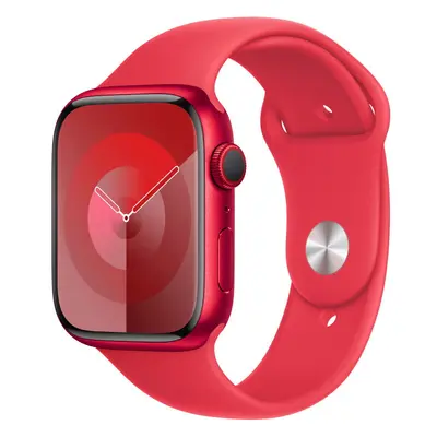 Apple Watch 9, GPS, Cellular, Carcasa RED Aluminium 41mm, RED Sport Band - S/M