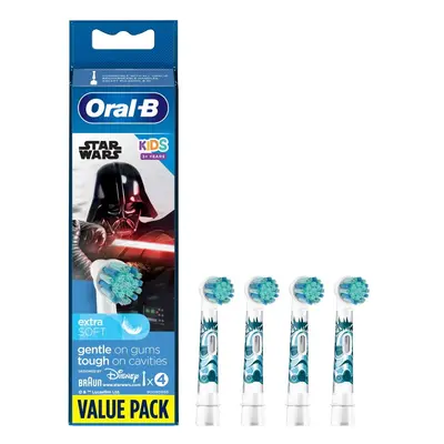 Rezerve pentru periuta de dinti electrica copii Oral-B EB10-4, buc, Star Wars Alb