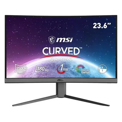 Monitor Gaming VA LED MSI 23.6", G24C4 E2, Ecran Curbat, Full HD (1920 x 1080), HDMI, DisplayPor