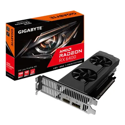 Placa video Gigabyte AMD Radeon RX D6 4GB, GDDR6, 64bit, Low Profile