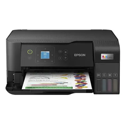 Imprimanta Multifunctional inkjet color EPSON EcoTank L3560 CISS, A4, Wi-Fi, Neagra