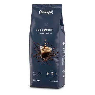 Cafea boabe DeLonghi Espresso Selezione DLSC617, 1kg, Prajire medie, 70% Arabica 30% Robusta, In