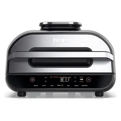 Gratar electric Ninja AG551EU, 2460W, functii, vas gatit 3.8l, friteuza 3.8l, Negru