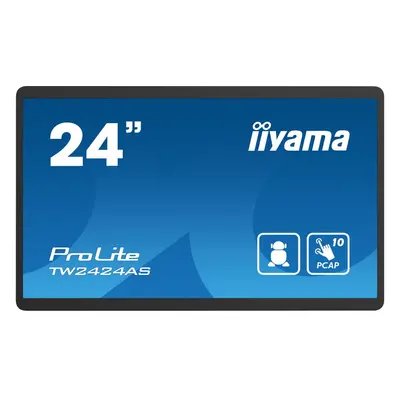 Monitor IPS LED iiyama ProLite 23.8" TW2424AS-B1, Full HD (1920 x 1080), HDMI, Boxe, Touchscreen