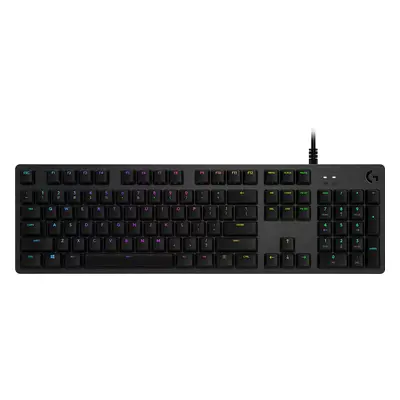 Tastatura gaming mecanica Logitech G512 RGB Lightsync GX Blue Negru Carbon