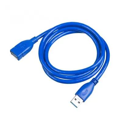 Cablu Akyga AK-USB-10, USB 3.0 Male - USB 3.0 Female, 1.8m, Albastru