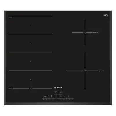 Plita electrica Bosch PXE651FC1E, zone de gatit, Inductie, Negru