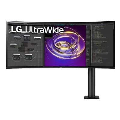 Monitor Gaming IPS LED LG 34" 34WP88CP-B, QHD (3440 x 1440), DVI, HDMI, DisplayPort, Ecran Curba