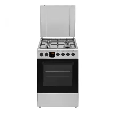 Aragaz Samus SM563AENS, Arzatoare Gaz, Cuptor electric, L, Functii, Grill, Inox