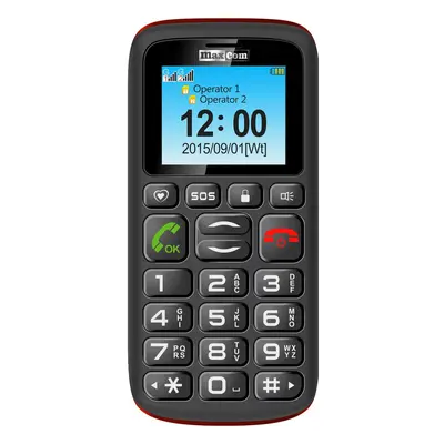 Telefon mobil MaxCom Comfort MM428, Dual Sim, Black