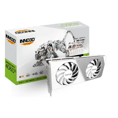 Placa video INNO3D GeForce RTX Ti TWIN X2 OC WHITE 8GB GDDR6 128-bit