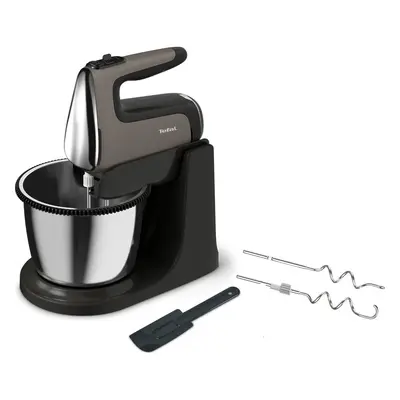 Mixer cu bol Tefal PowerMix Silence HT654E38, W, rotire automata a bolului, functie turbo, telur