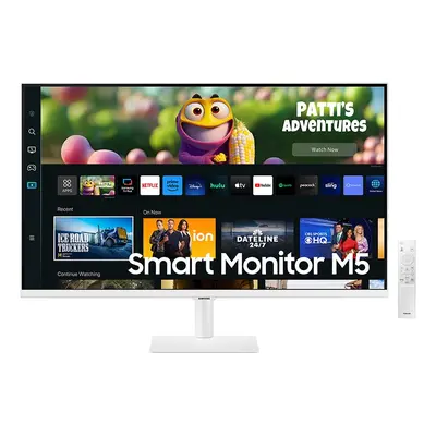 Monitor inteligent SAMSUNG LS27CM703UUXDU M7 27" 4K, 3840x2160, UHD, VA, 16:9, 4ms, Alb