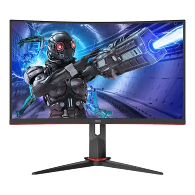 Monitor Curved 1500R Gaming LED VA AOC 27", 240Hz, 1ms, FreeSync, FlickerFree, Frameless, 2xHDMI