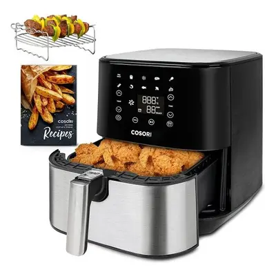 Friteuza cu aer cald COSORI Premium AirFryer CP258-AF-DEU, 5.5l (cos patrat anti-adeziv), 1700W 