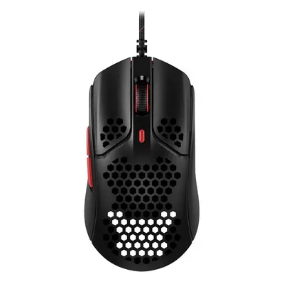 Mouse gaming HyperX Pulsefire Haste, Sensor Pixart, 3.2 DPI, Negru/Rosu