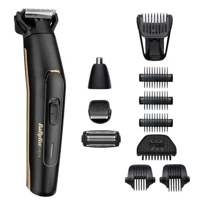 Aparat de tuns si ras BaByliss MT860E Carbon Titanium 11in1 Multi Trimmer, Accesorii, capete, Ne