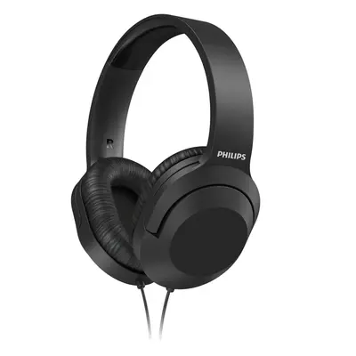 Casti Audio Over-Ear Philips, TAH2005BK/00, cu fir, Negru