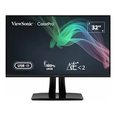 Monitor LED ViewSonic VP3256-4K 31.5 inch UHD IPS ms Hz USB-C HDR, Negru