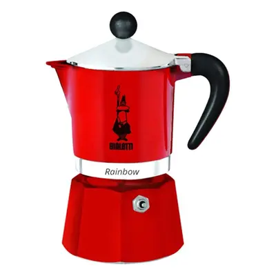 Espressor Bialetti Rainbow, capacitate ml, pentru cesti, Rosu