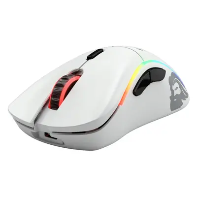 Mouse Wireless Gaming Glorious Model D, Iluminare RGB, USB (Alb)