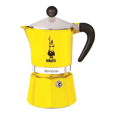 Filtrul de cafea Bialetti Rainbow, portii, Galben