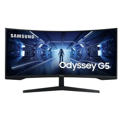 Monitor gaming curbat LED VA Samsung Odissey G5 34", UltraWide QHD, DisplayPort, 165Hz, Vesa, Ne