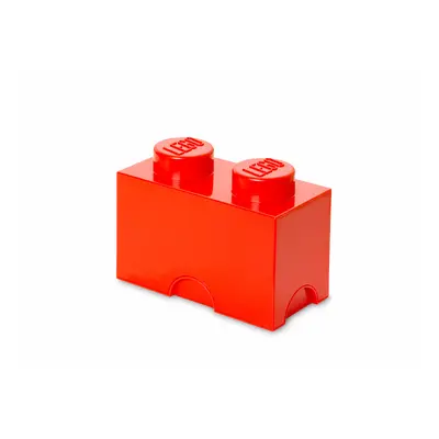 Cutie depozitare LEGO 1x2 rosu