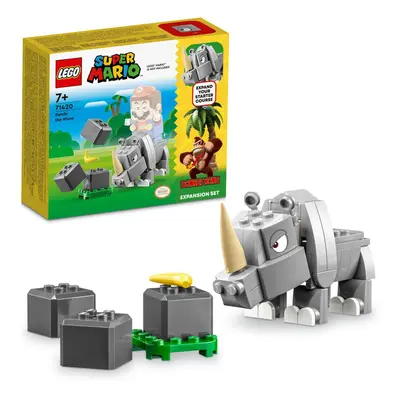 LEGO® Super Mario - Set de extindere - Rinocerul Rambi 71420, piese