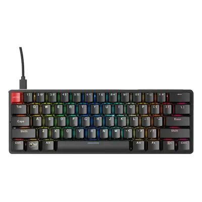 Tastatura mecanica gaming Glorious PC Gaming Race GMMK Compact, iluminare RGB, switch Gateron Br