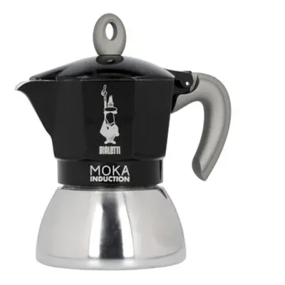 Espressor aragaz Moka, Bialetti, Aluminiu, ml, Negru