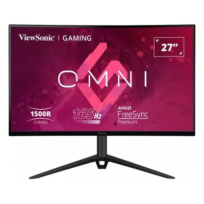 Monitor gaming curbat ViewSonic VX2718, 27", FHD, VA frameless, 165Hz, 1ms MPRT, HDMI, DisplayPo