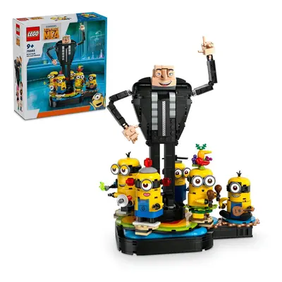 LEGO® Minions - Despicable Me - Gru si minionii din caramizi 75582, piese